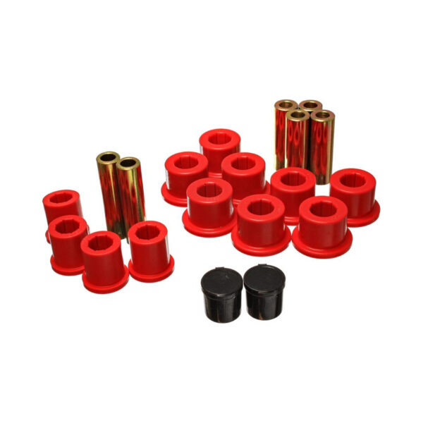 Energy Suspension Rear Leaf Spring Bushing Red for 2003-2009 Dodge Ram 3500 4WD 5.2118R