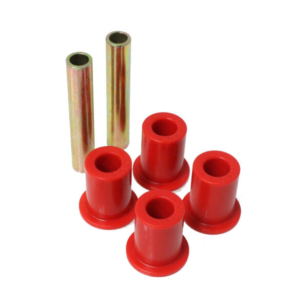Energy Suspension Front Leaf Spring Shackle Bushing Sleeve Red for 1979-1986 GMC K2500 Suburban 3.2111R