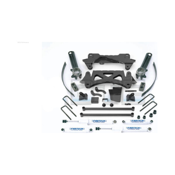 Fabtech 6" Performance System with Rear Performance Shocks for Toyota Tacoma 1995.5-2004