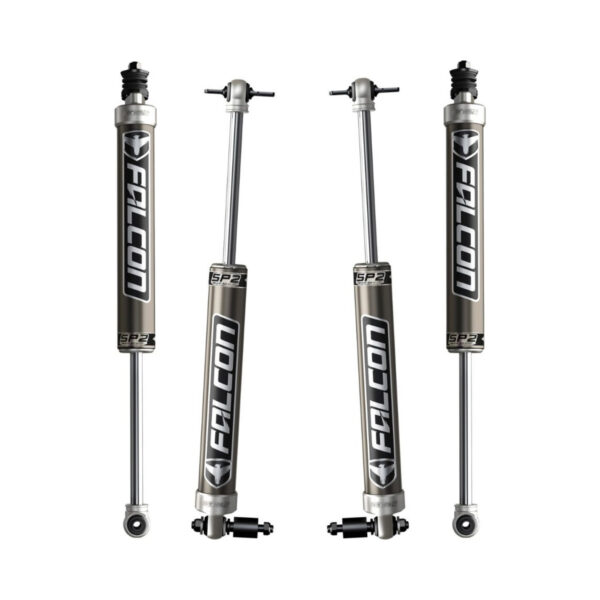 Falcon SP2 2.1 Monotube Shock Kit with 4-6" Lift for 2007-2018 Jeep Wrangler JK - 03-02-21-400-406