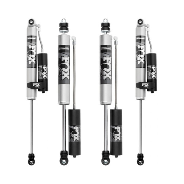 Fox 2.0 0-1.5" Front, 0-1" Rear Lift Reservoir Shocks For 2017-2019 Ford F-350 4WD