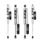 Fox 2.0 2-3.5" Front, 1.5-3.5" Rear Lift Reservoir Shocks For 2017-2019 Ford F-250 4WD