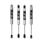Fox 2.0 Perf Series 0-1.5 Front-Rear Lift Shocks for 1988-2019 Nissan Patrol Y61 2WD-4WD with IFP Smooth Body