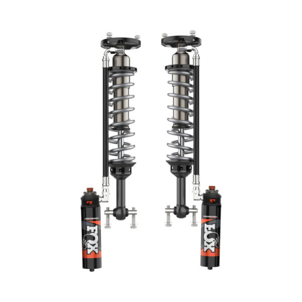 Fox 2.5 Perf Elite Series 1.5-2 Front Lift Reservoir Adjustable Coilovers for 2021-2024 Ford F-150 RWD