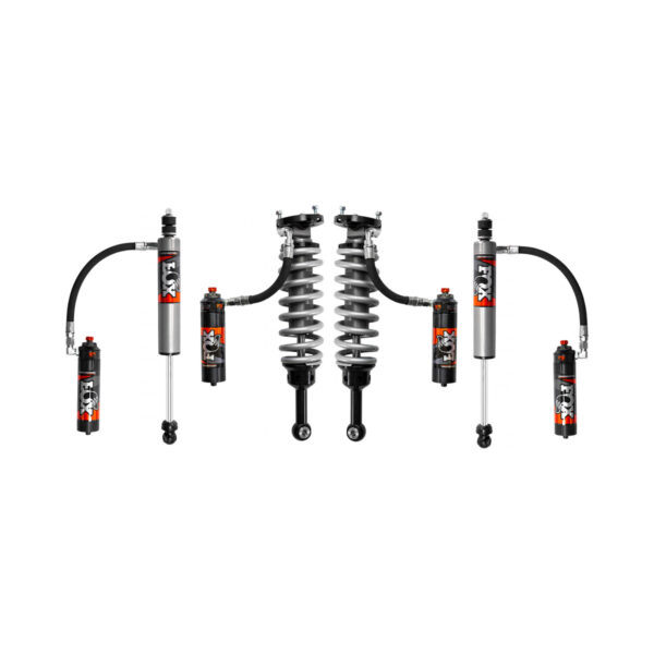 Fox 2.5 Perf Elite Series 2 Front Lift Adjustable Res Coilovers and 0-1.5 Rear Lift Res Adjustable Shocks for 2007-2014 Toyota FJ Cruiser 2WD-4WD
