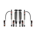 FOX 2.5 Perf Elite Series 3 Front Lift Reservoir Adjustable Coilovers with 2-3 Rear Lift Reservoir Adjustable Shocks for 2007-2021 Toyota Tundra 2WD-4WD