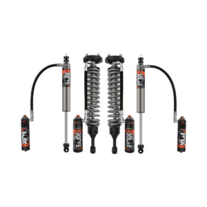 FOX 2.5 Perf Elite Series 3 Front Lift Reservoir Adjustable Coilovers with 2-3 Rear Lift Reservoir Adjustable Shocks for 2007-2021 Toyota Tundra 2WD-4WD