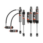 Fox 2.5 Perf Elite Series 4.5-6 Front Rear Lift Shocks for 2007-2018 Jeep Wrangler JK 2WD-4WD