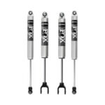 Fox Perf Series 2.0 Smooth Body IFP 1.5-2.5 Front with 0-1 Rear Lift Shocks for 2020-2023 GMC Sierra 2500-3500 2WD-4WD