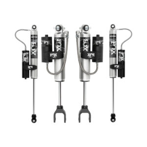 FOX Performance 2.0 Reservoir 1.5-3.5 Front and Rear Lift Reservoir Shocks for 2011-2019 Chevy GMC 2500 3500