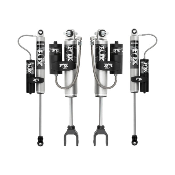 FOX Performance 2.0 Reservoir 1.5-3.5 Front and Rear Lift Reservoir Shocks for 2011-2019 Chevy GMC 2500 3500
