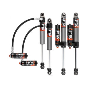 Fox Performance Elite Series 4.5-6 Front-Rear Lift Shocks for 2018-2024 Jeep Wrangler JL 2WD-4WD 2.5 Reservoir Compression Adjustable