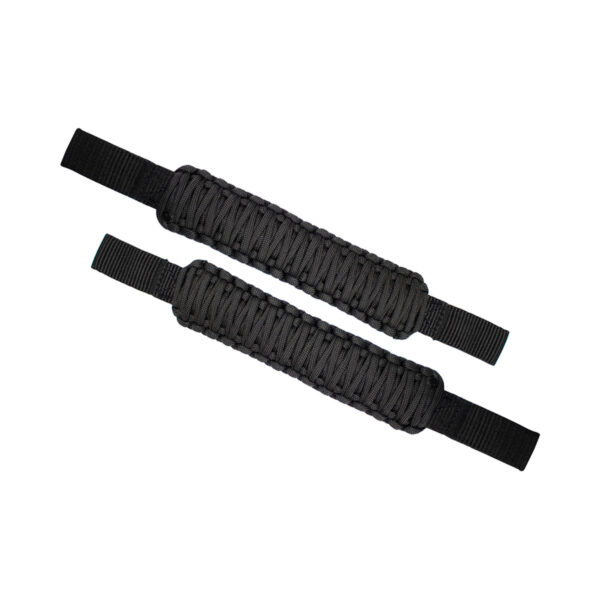 Head Rest Paracord Grab Handles Black Fishbone Offroad - FB55281