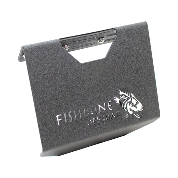 Hitch Mounted Step for 2 Inch Receiver Black Powdercoat Steel Fishbone Offroad - FB21238