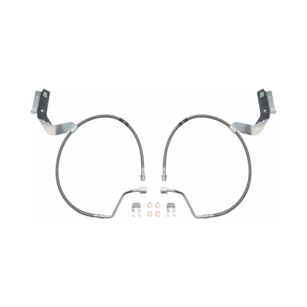 ICON 2.5" Extended Stainless Steel Brake Line Kit For 2017-2018 Ford F250/F350