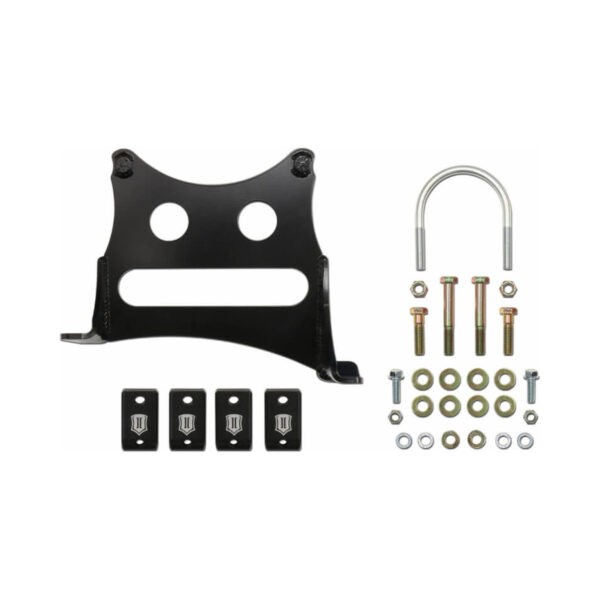 ICON Dual Steering Stabilizer Bracket Kit for 2005-2016 Ford F-250/F-350 Super Duty