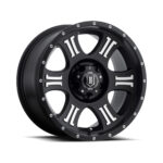 ICON SHIELD 20 Satin Black, Machined Finish