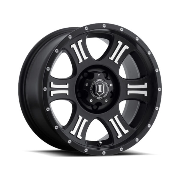 ICON SHIELD 20 Satin Black, Machined Finish