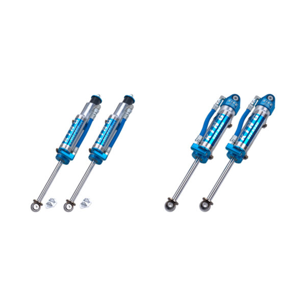 JEEP JK Spec 2.5 Reservoir 3.0-5.0 Inch Lift Rear Bolt-in Shock with Comp Adjuster 07-18 Wrangler JK Pair EVO Manufacturing