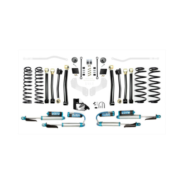 Jeep Wrangler JL 4.5 Inch Enforcer Lift Stage 4 w/ EVO SPEC King 2.5 Inch Shocks with Adjusters EVO Manufacturing