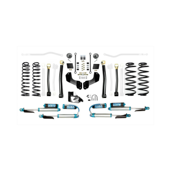 Jeep Wrangler JL 4.5 Inch Heavy Duty Enforcer Overland Lift Stage 3 with EVO SPEC KING 2.5 Inch Shocks EVO Manufacturing