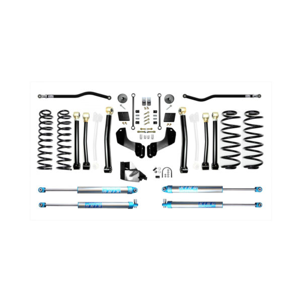 Jeep Wrangler JL 4.5 Inch Heavy Duty Enforcer Overland Lift Stage 4 Plus with EVO SPEC King 2.0 Inch Shocks EVO Manufacturing