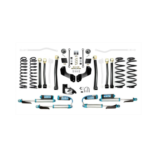 Jeep Wrangler JL 4.5 Inch Heavy Duty Enforcer Overland Lift Stage 4 with EVO SPEC King 2.5 Inch Shocks EVO Manufacturing