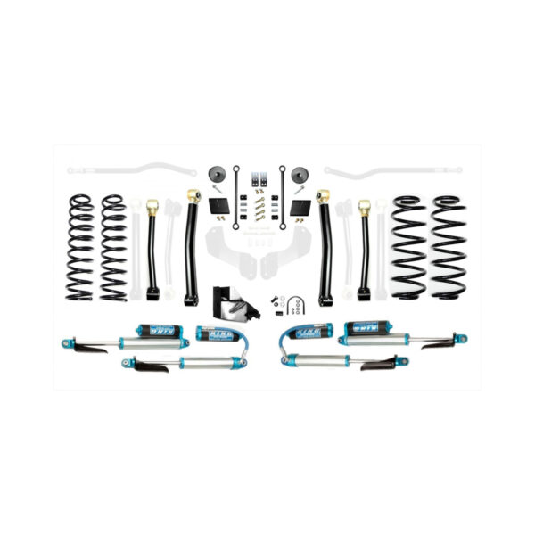 Jeep Wrangler JL ECO Diesel 4.5 Inch Enforcer Lift Stage 3 with EVO SPEC KING 2.5 Inch Shocks EVO Manufacturing