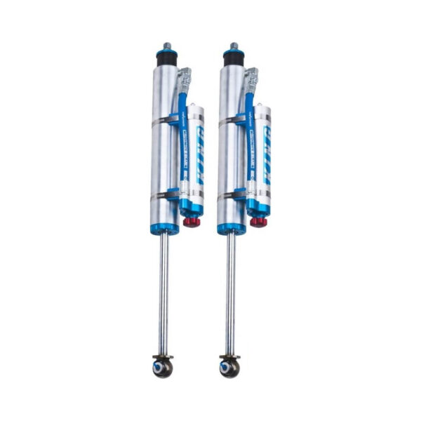 KING 2.5 Performance 3-5" Lift Front Reservoir Shocks for 2007-2018 Jeep Wrangler JK (7/8" Shaft) (with Adjuster)