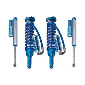 King Front 2.5 Dia RR Adjustable Coilovers, Rear Shocks For 2019-2021 Ram 1500 4WD