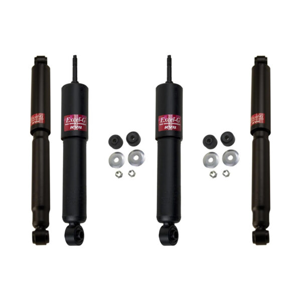 KYB Excel-G GR-2 Front Rear Shocks for 2002-04 NISSAN Frontier 4WD 344469 344469 344015 344015