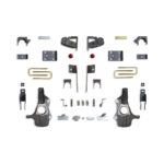 MaxTrac 2"/4" Lowering Kit for Adaptive Ride Models for 2019-2024 Silverado/Sierra 1500 2WD/4WD-KS331924MR