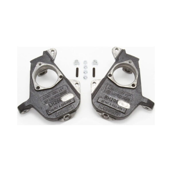 McGaughy's 2"" Drop Spindles Front For 2007-2013 Chevy 1500 2wd/4wd 34037