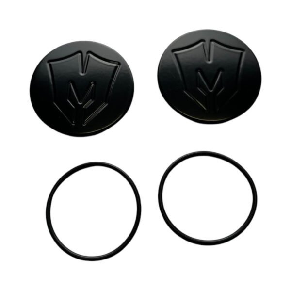 McGaughy's Billet Ball Joint Caps BLACK (fits Upper Arms), GM Truck