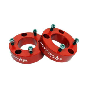 MotoFab 2" Front Leveling Lift Kit RED - 2004-2025 Ford F150