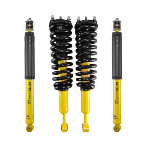 OME 2.5 Front Lift Assembled Coilovers and 0-2.36 Rear Lift Sport Shocks for 2007-2021 Toyota Tundra