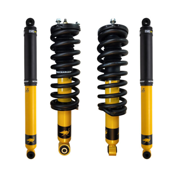 OME 2 Front Lift Coilovers and 2 Rear Lift Nitro+ Shocks For 1998-2004 Toyota Tacoma