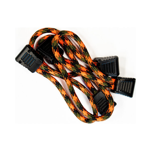 Paracord Zipper Pulls 5 Pcs Orange Camo Fishbone Offroad - FB51279-J