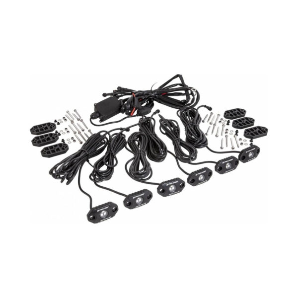 Pro Comp Waterproof LED Rock Lights Kit - Multicolor, Bluetooth