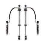 Radflo 2.0 Body 0-2" Front Lift Reservoir with Adjusters Shocks for 1993-1998 Land Rover Defender/Discovery