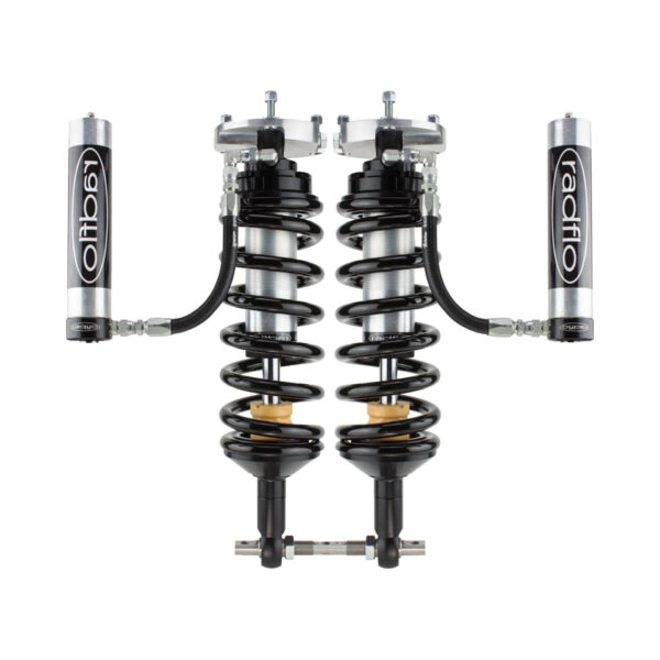 Radflo 2.5 Body 0-2" Front Lift Reservoir Shocks for 2010-2020 Dodge Ram 1500 4WD