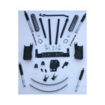 RCD 4″ inch Long Arm Suspension system / Lift Kit with Bilstein 5100 for Jeep Cherokee XJ 1984-2001