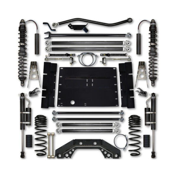 Rock Krawler LJ 4.5 Inch X Factor Long Arm Stg 2 Lift Kit w/ Remote Reservoir Coilover Shocks 04-06 Wrangler Unlimited - LJ45COMP-S2