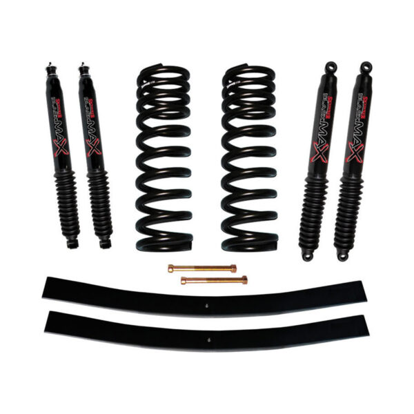 Skyjacker 1.5-2" Springs Lift Kit Black MAX Shocks for 70-72 Ford F-100 - 172EPK-B