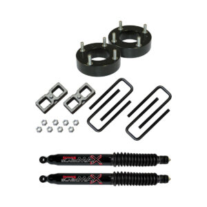 Skyjacker 2" Blocks and Spacers. Lift Kit Black MAX Shocks for 07-17 Tundra - TU720MSP-B