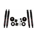 Skyjacker 2" Spacers Lift Kit Black MAX Shocks for 2007-2018 Jeep Wrangler JK - JK20-B