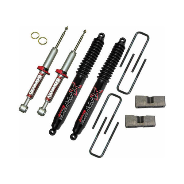Skyjacker 3" Suspension Lift Kit includes Blocks Lift Kit Black MAX Shocks for 04-08 Ford F-150 - F432STBB