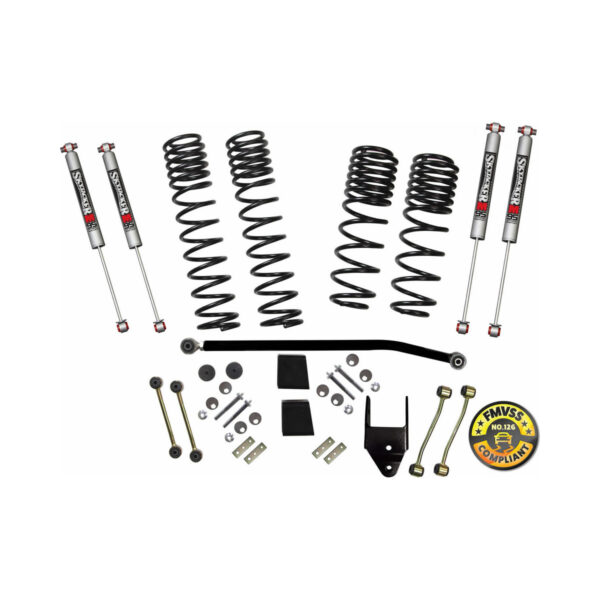 Skyjacker 3.5-4" Coils Lift Kit M95 Shocks for 18-19 Jeep Wrangler Unlimited Rubicon - JL40RBPMLT