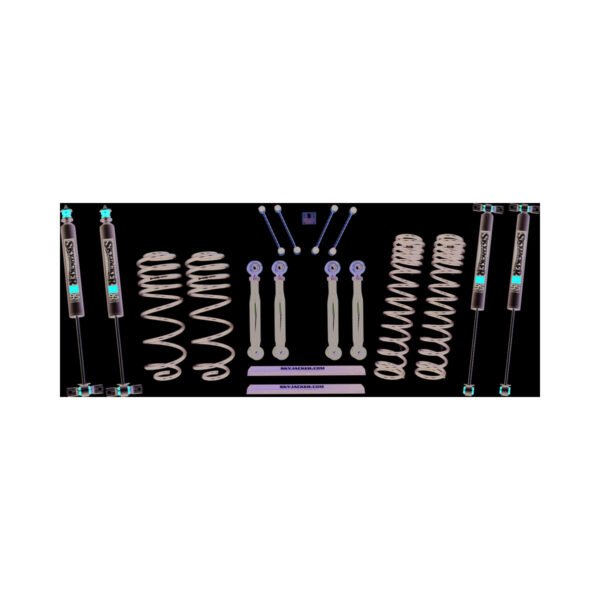 Skyjacker 4" Coils Lift Kit M95 Shocks for 2003-2006 Jeep Wrangler/Unlimited TJ/LJ - TJ403BPMLTX