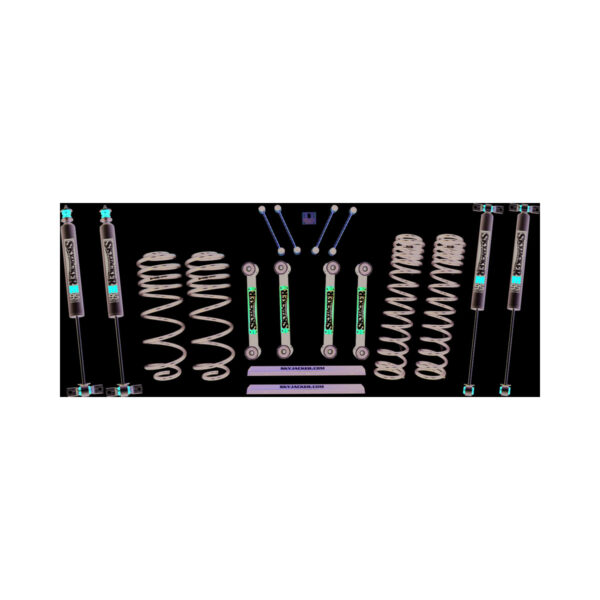 Skyjacker 4" Coils Lift Kit M95 Shocks for TJ/LJ 2003-2006 Jeep Wrangler/Unlimited - TJ403BPMLT